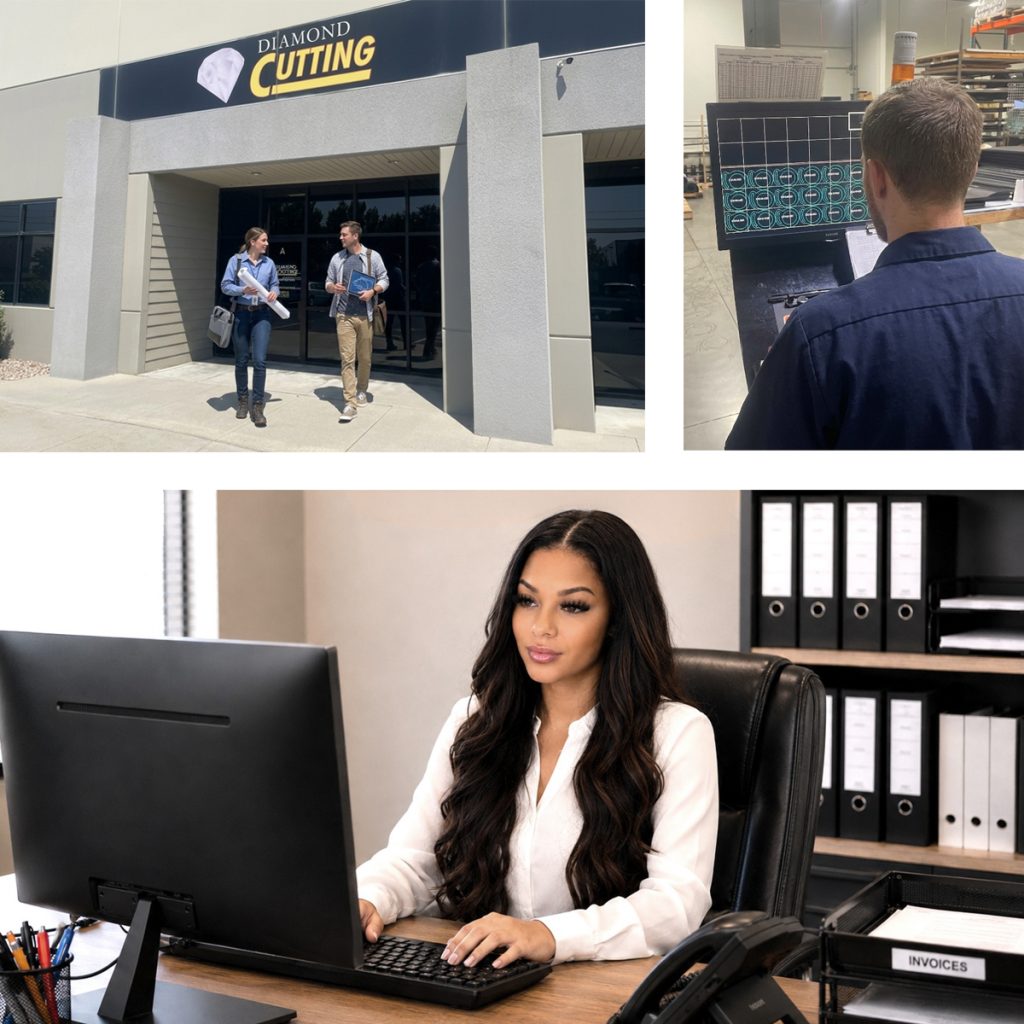 Diamond Cutting is an established custom component material cutting and fabrication shop in Salt Lake City